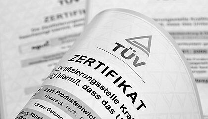 TÜV Zertifikat Aguti