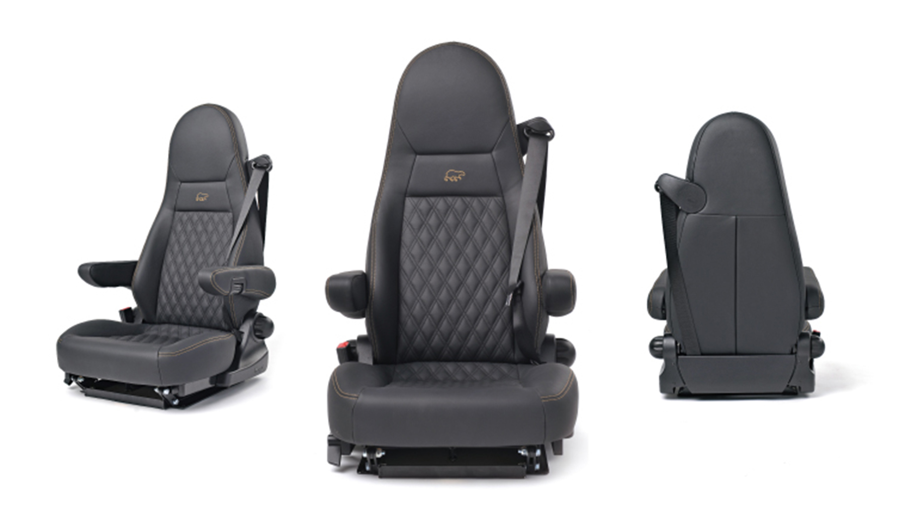 3 Ansichten schwarzer GIS-Liner