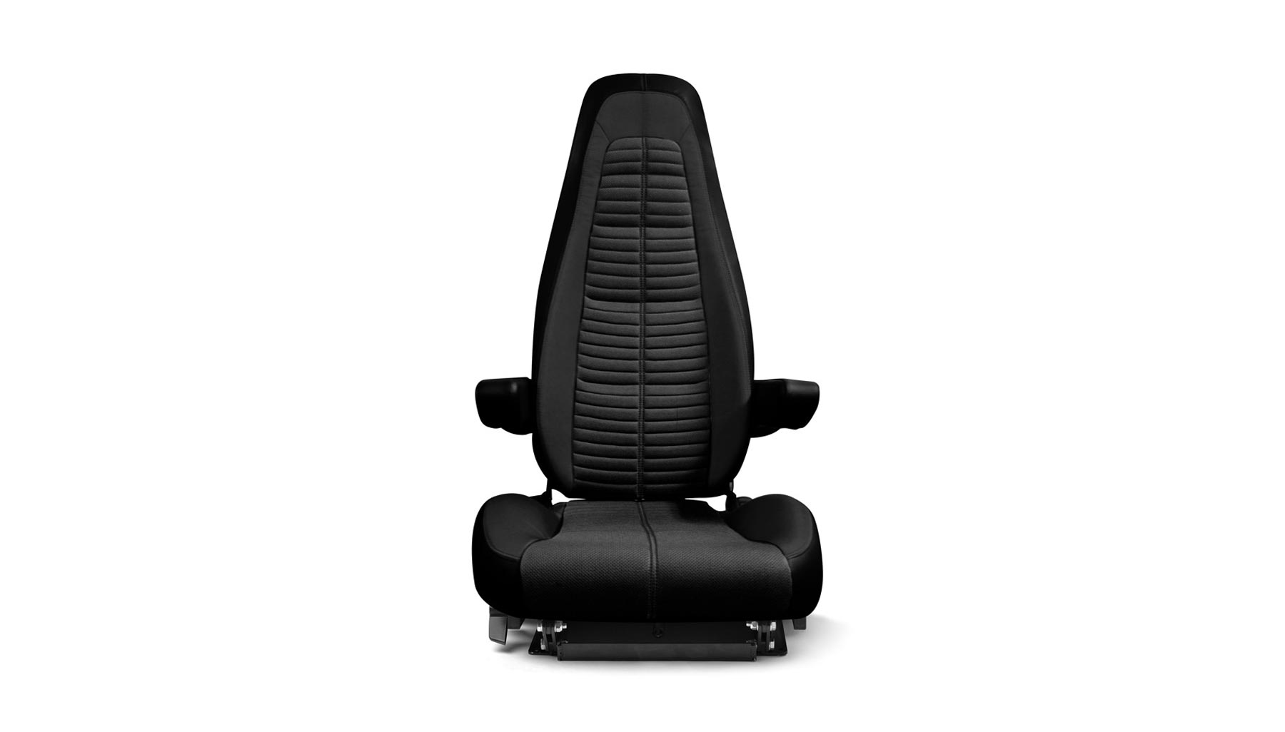 Autositz Milan Deluxe schwarz - Frontalansicht