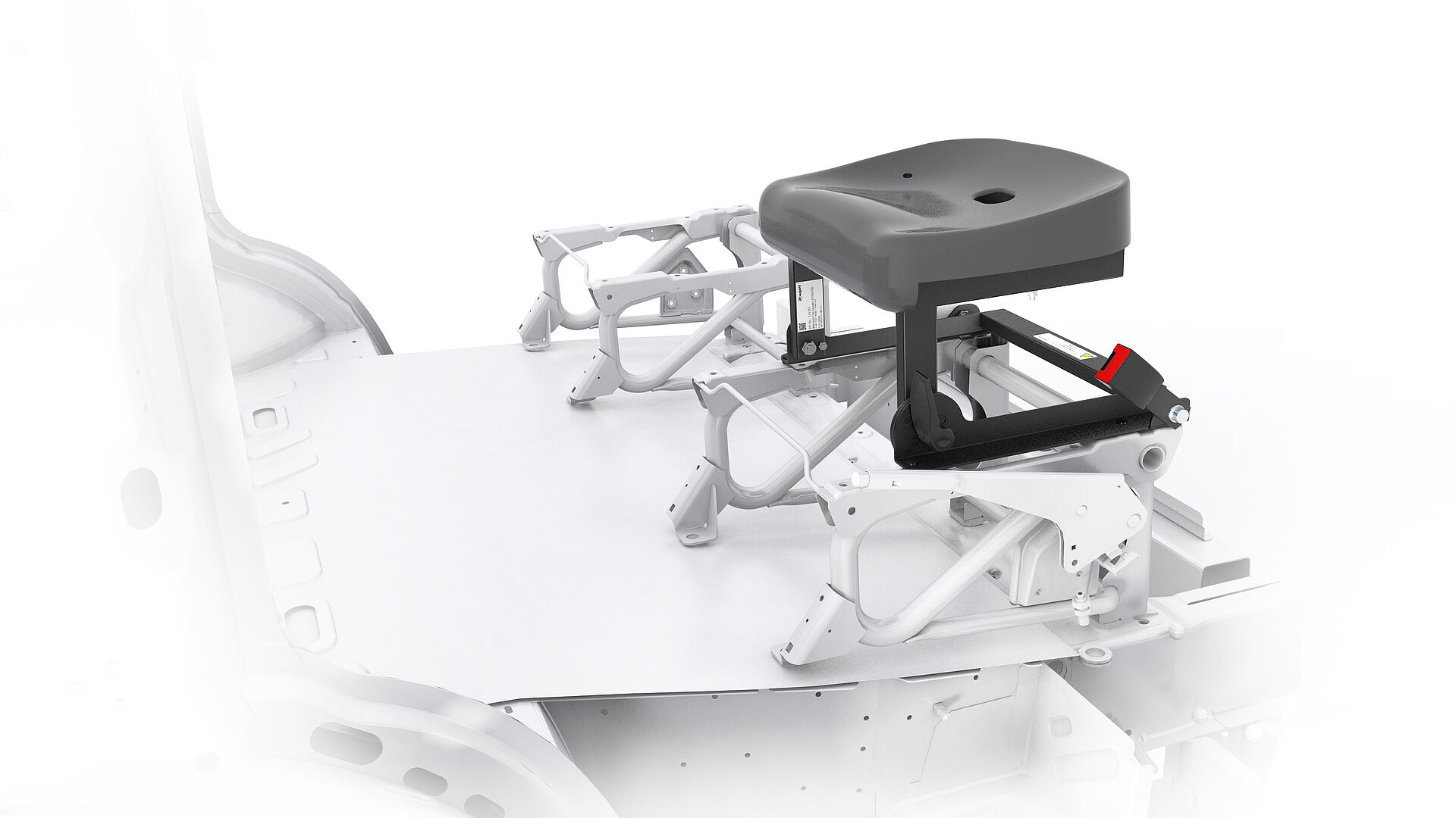Werksitz auf Windlaufchassis